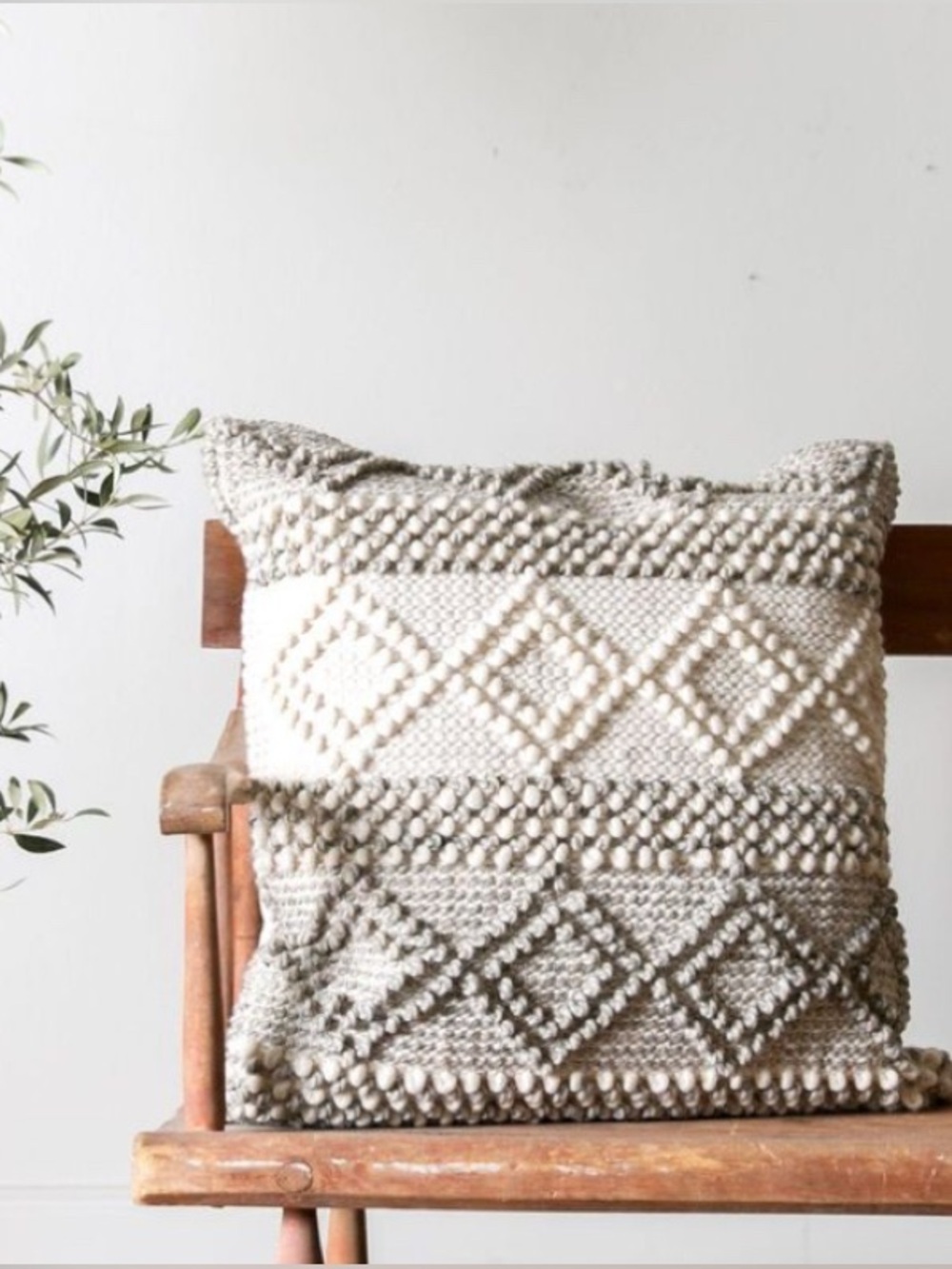 Magnolia Home || by Joanna Gaines ‘Joslin’ Gray & Ivory Pillow